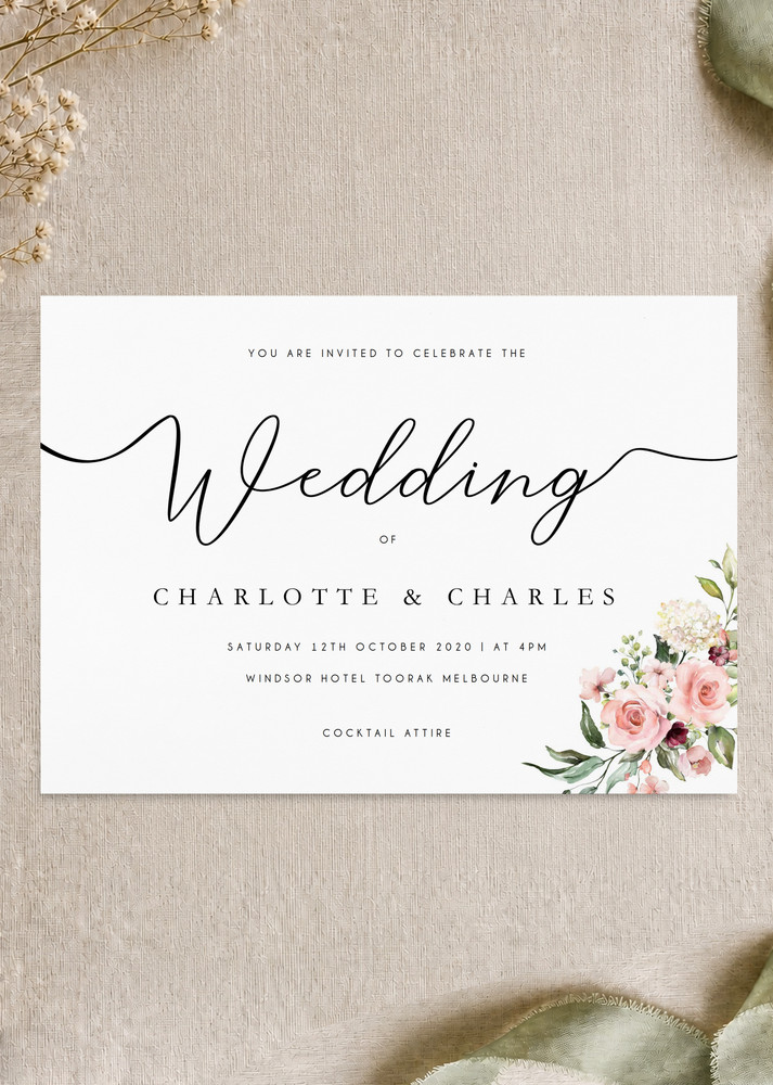 Burnt Butter Cakes - Wedding Invitations