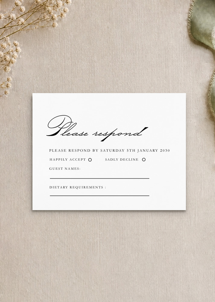 Lucullan - RSVP Cards