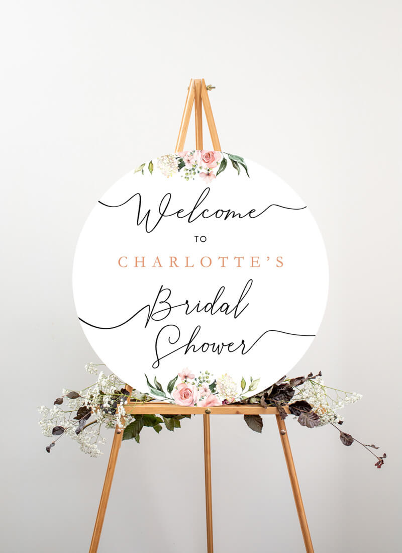 Burnt Butter Cakes Wedding Signs - Digital Printing design preview