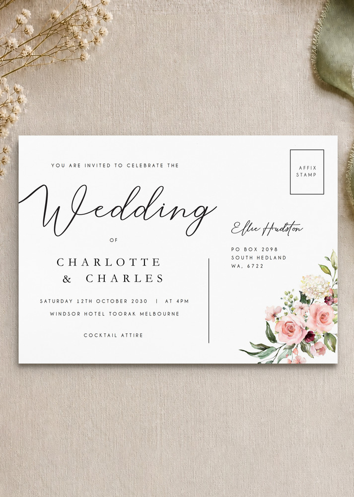 Burnt Butter Cakes - Wedding Invitations