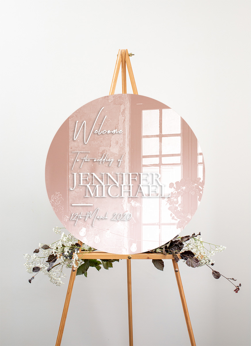 The BWM Wedding Signs - Digital Printing design preview