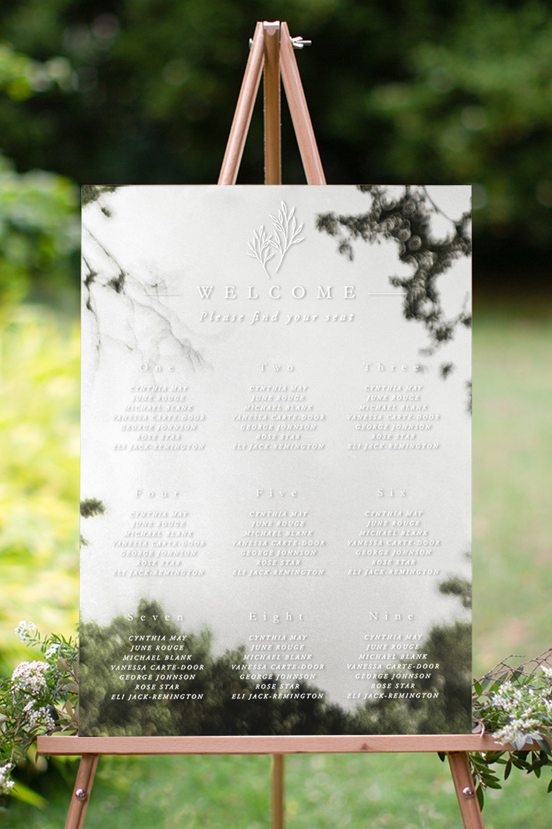 Luna | Digital Printing | Wedding Seating Chart