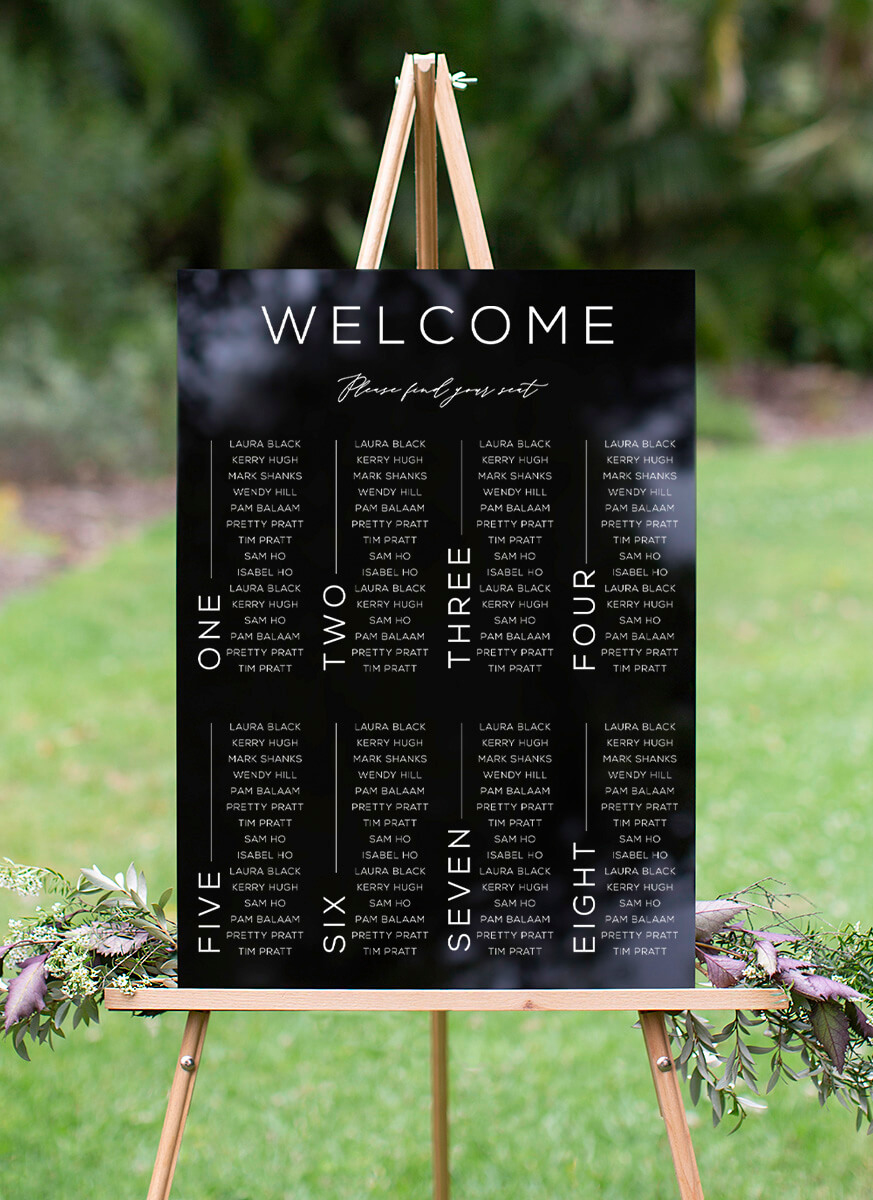 Verde - Wedding Seating Chart