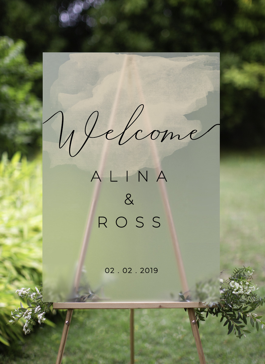 Rosey - Wedding Signs