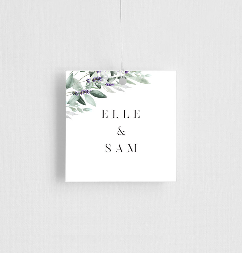 Lavender Leaves - Gift Tags