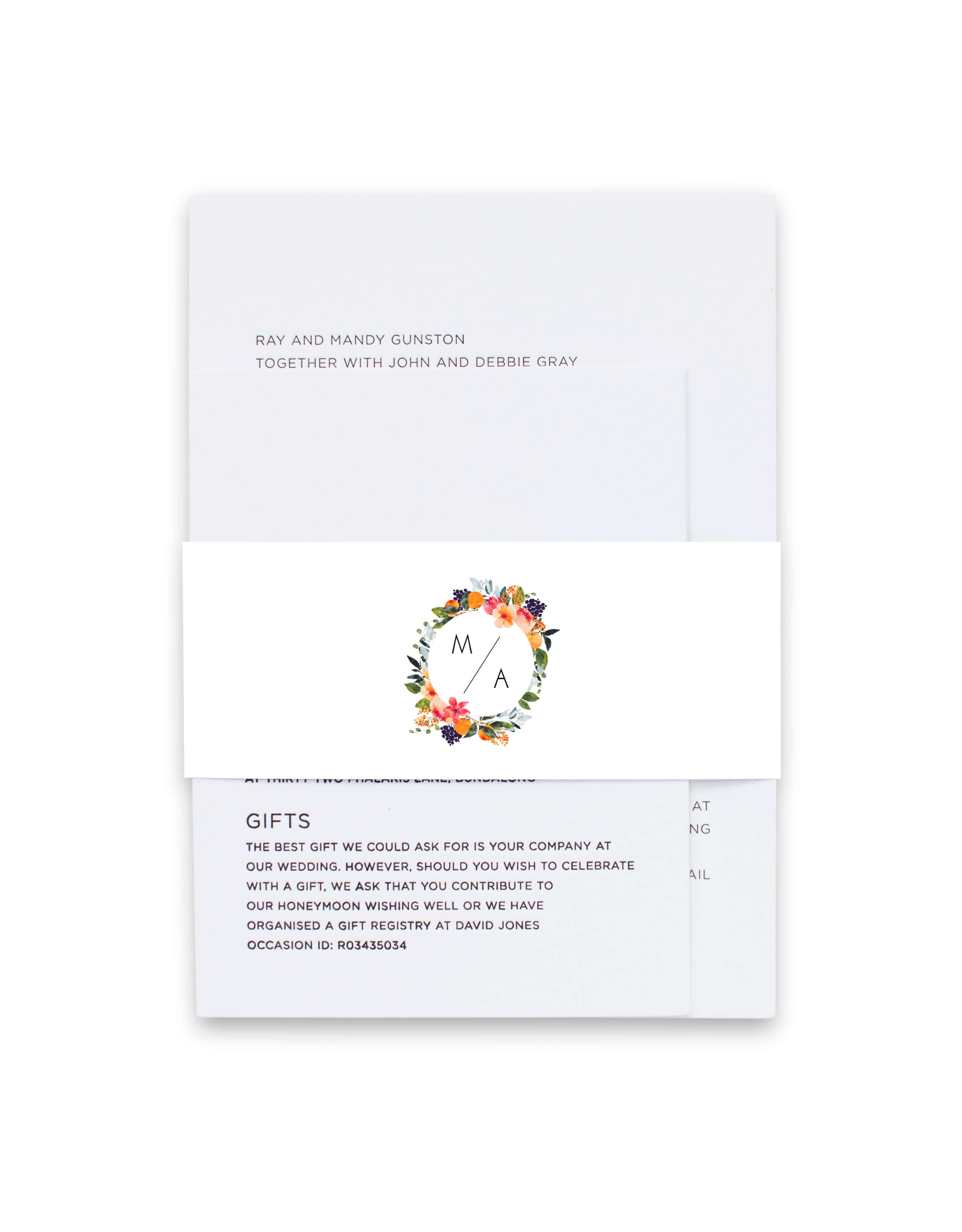 Floral Crown Georgia - Belly Bands