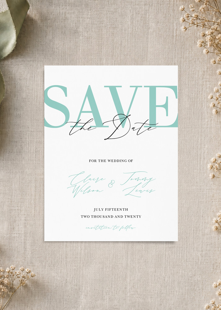 Blue like Tiffany - Save The Date