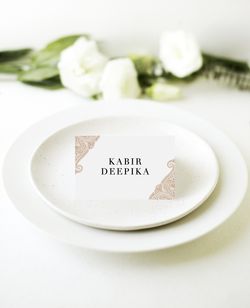 Amla - Wedding Place Cards