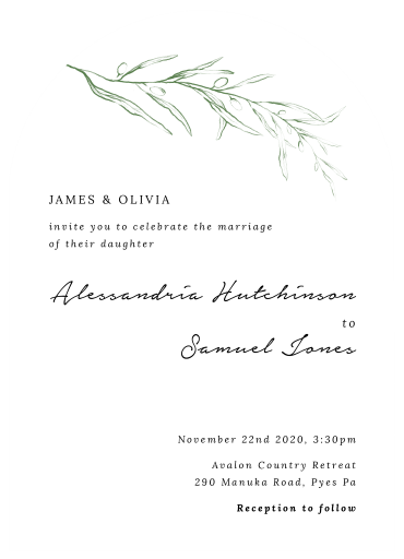 Wedding Invitations By Paperlust Customise And Print Online