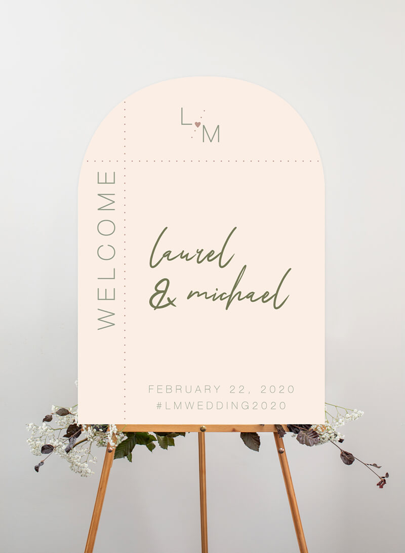 Modern Garden Party - Wedding Signs