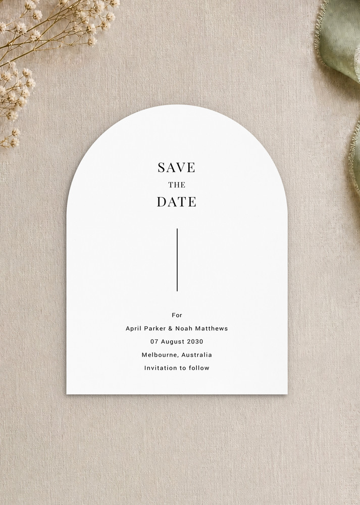 Burnt Orange Beauty - Save The Date