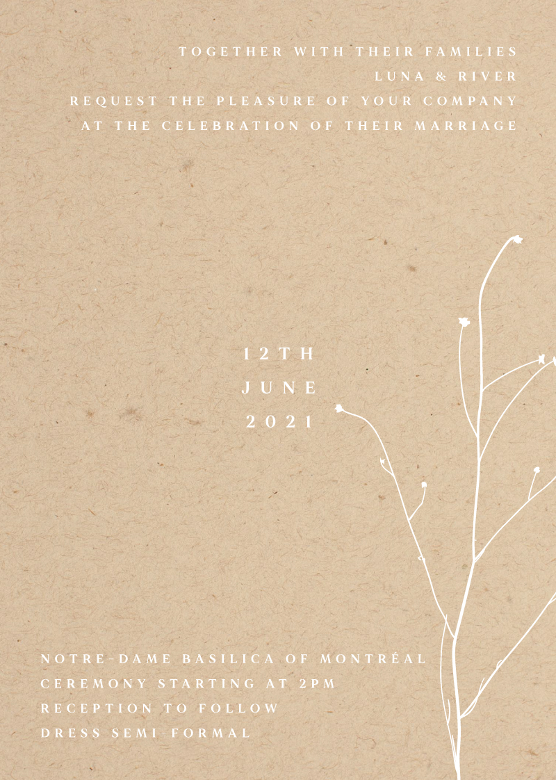 Willow - Wedding Invitations