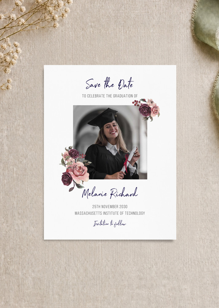 Flower Anchor - Save The Date