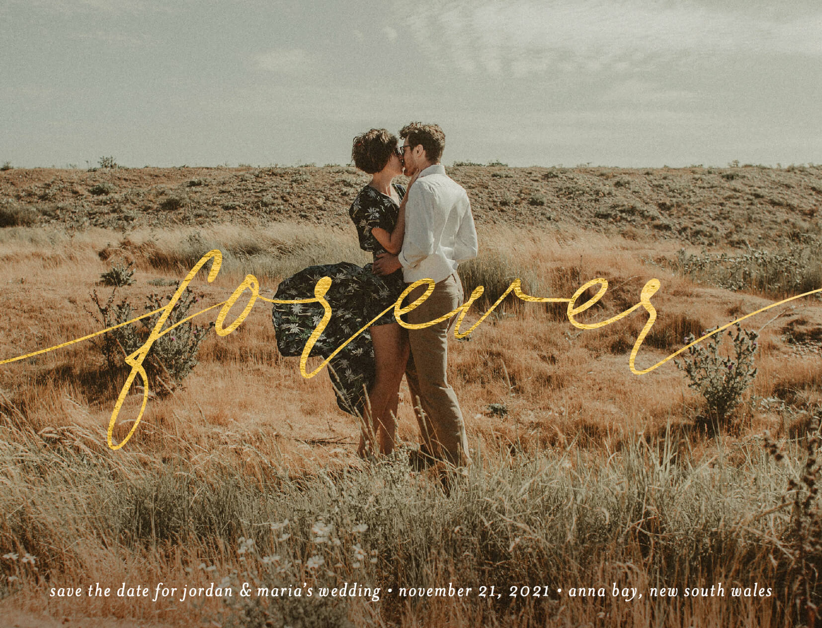 Forever Script - Save The Date