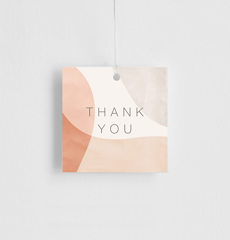 Shape Of Love Gift Tags - Digital Printing design preview