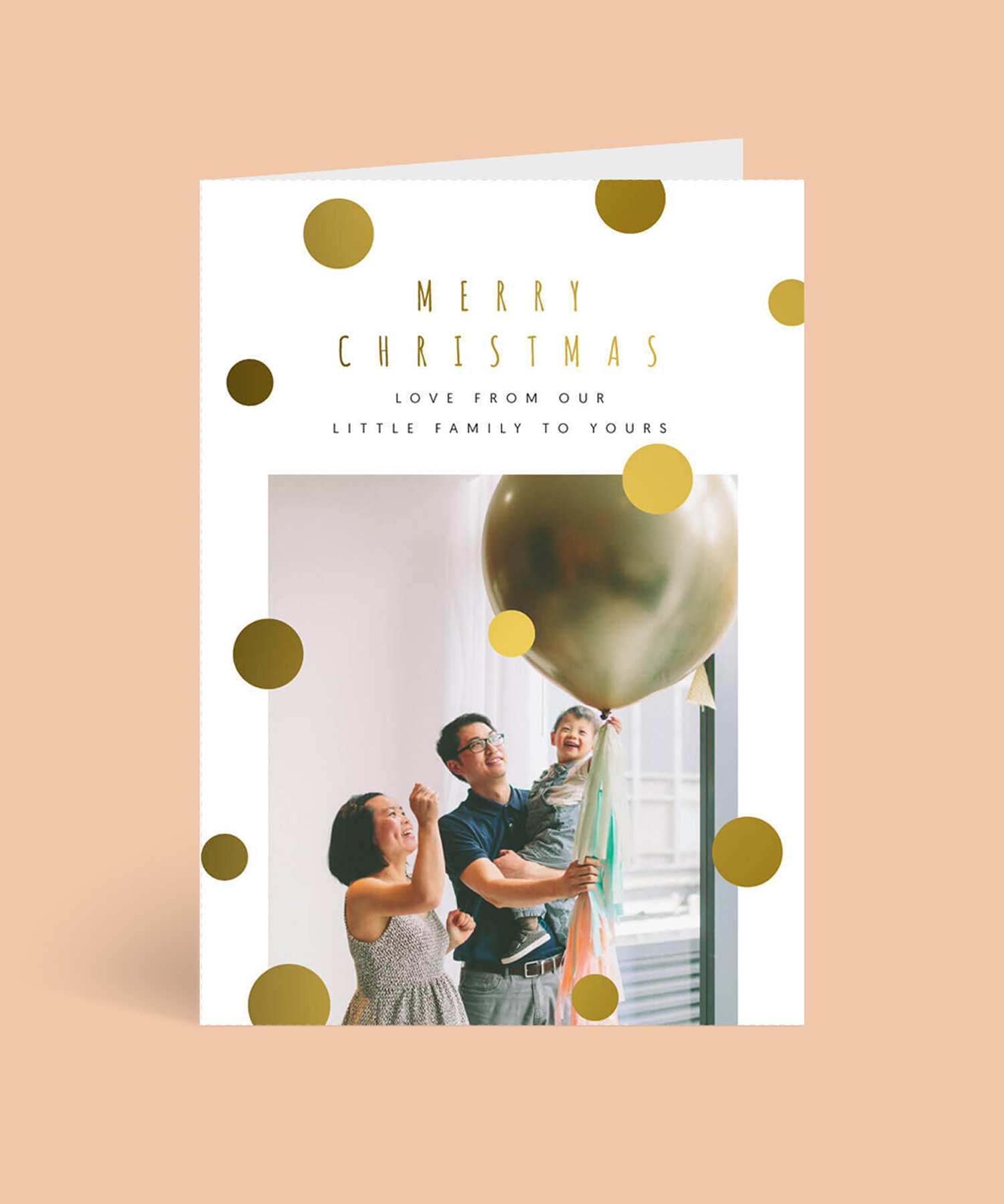 Little Gold Dots - Christmas Cards
