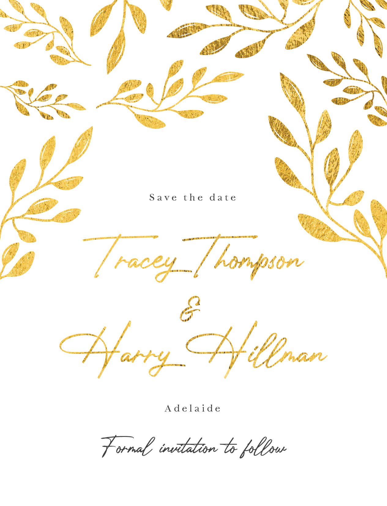 Golden Hour - Save The Date