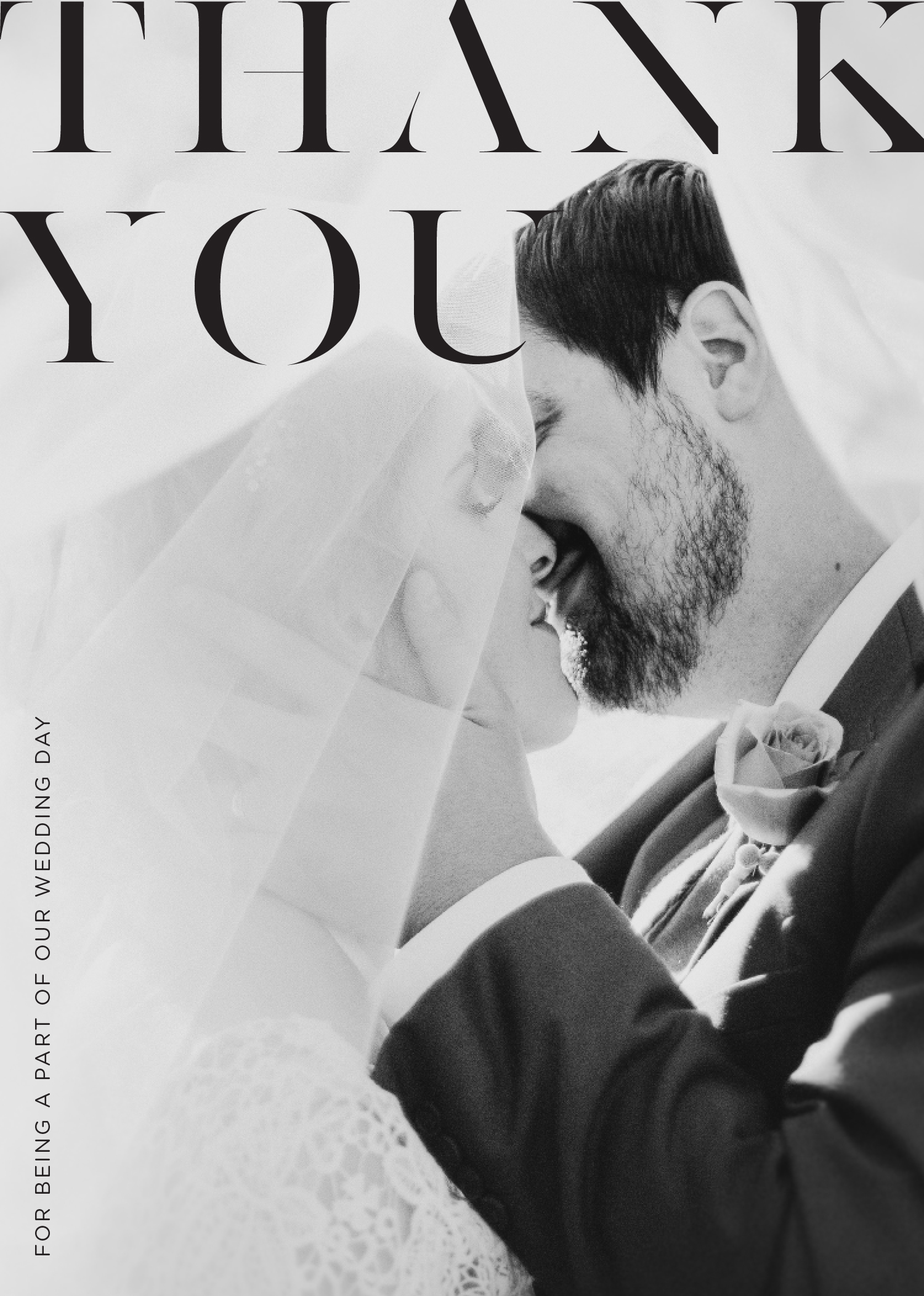 Lissom Wedding Thank You Cards - Digital Printing design preview
