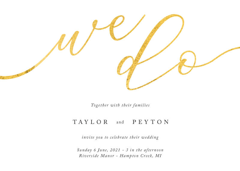 Forever Promise - Wedding Invitations